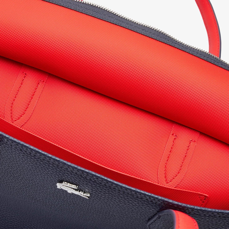 Anna Zipped Tote Bag for Women, Marine 166 Rouge 240