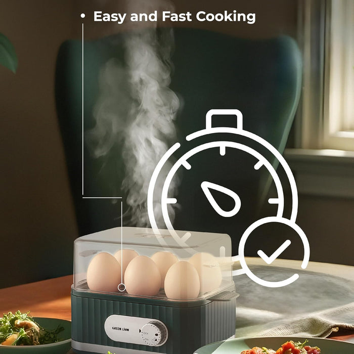 Green Lion Smart Egg Cooker - Green
