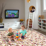 Vibe bear Baby Play Mat 71" X 59", Premium Thicker Foam One-Piece Crawling Mat, Extra Large Anti- Slip Crawling Mat Activity Playmats for Babies,Toddlers, Infants, Play & Tummy Time