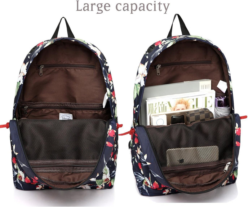 VASCHY Backpack for Women Men, Ultra Lightweight School Bag for Kids Teen Boys Girls, Casual Daypack Work, Travel