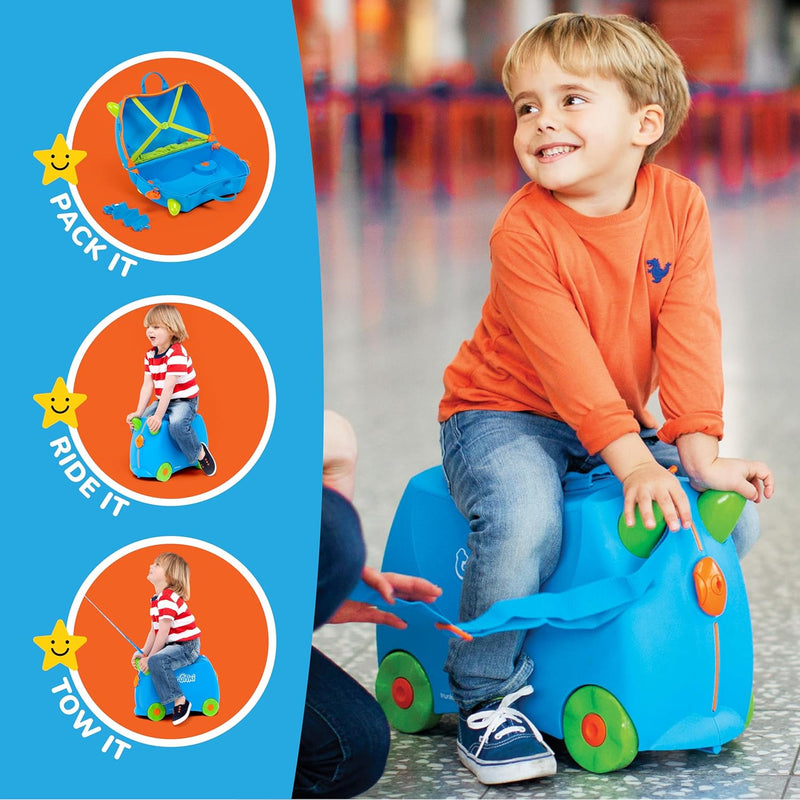 Trunki Harley The Ladybug Ride On Suitcase Red TI0092-GB01