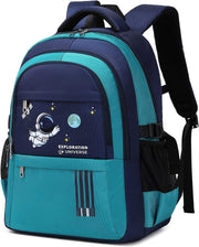 Boy School Bag, Backpack for Boys, Cute Kid Backpack, Waterproof Lightweight Schoolbag Backpack, Elementary School Bags Middle Primary School Book Bag - Green