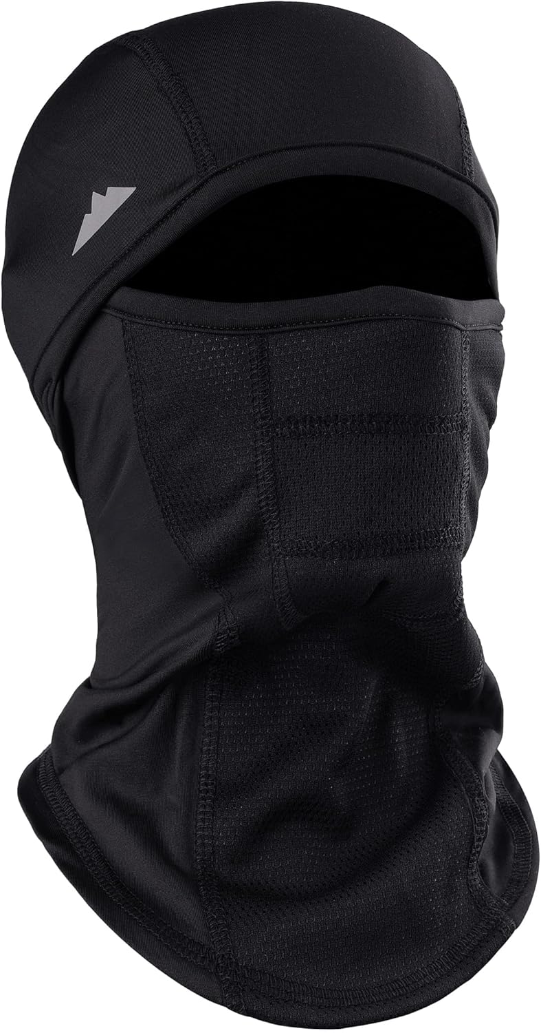Balaclava Ski Mask - Winter Face Mask for Men & Women - Cold Weather Gear for Skiing, Snowboarding & Motorcycle Riding - black
