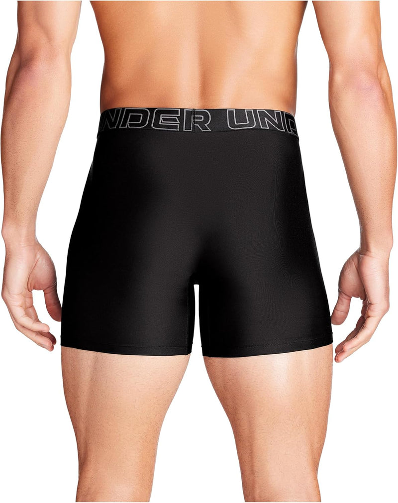 Under Armour mens Ua Performance Tech Boxerjock 6in 3-pack Boxer Briefs (pack of 3)