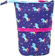 Nova Unicorn Private Pencil Case Magical Unicorn Print Zippered Stationery Pouch for School Supplies