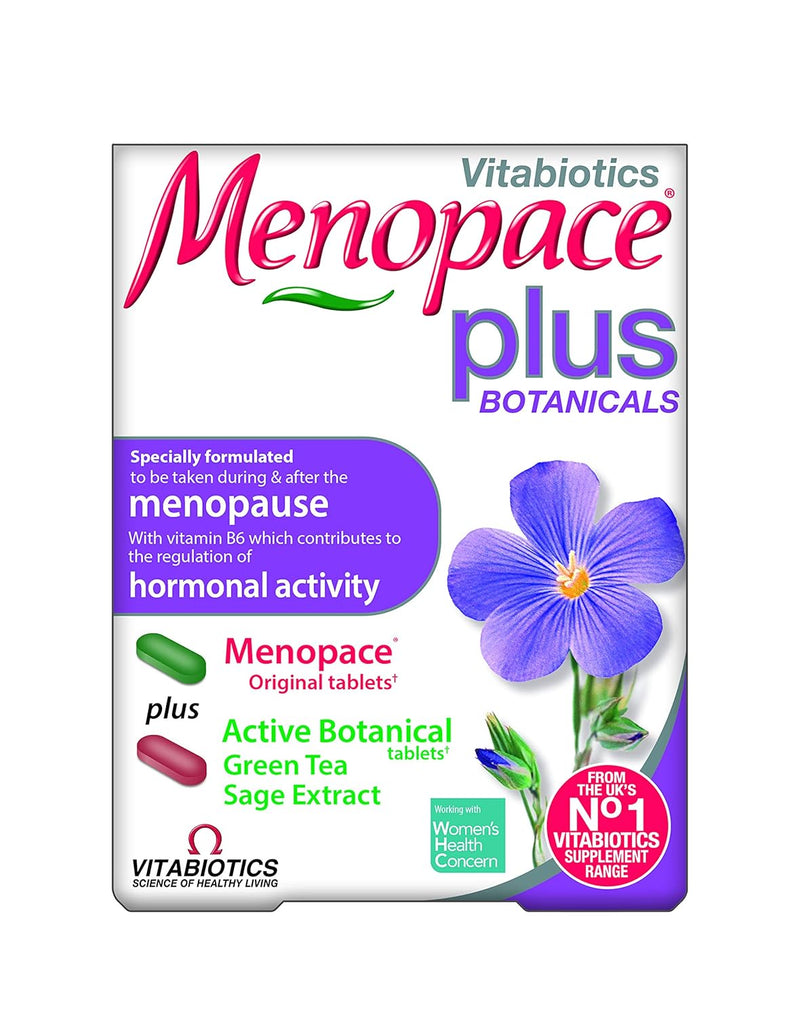 Vitabiotics Menopace PlUS Dual Pack - 56 Tabs