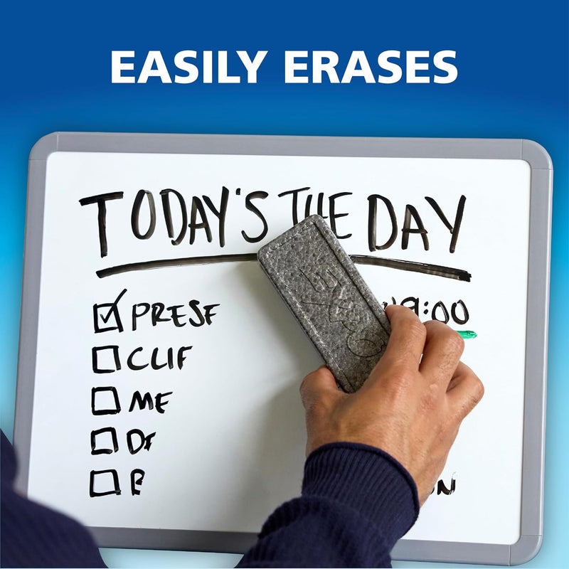 EXPO Fine Tip Dry Erase Markers, White Board Markers Dry Erase, Low Odor, Black, 36-Count