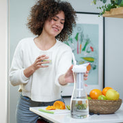 TAPP Water - PitcherPro Glass Filter Jug that Filters Limescale and 80+ Contaminants Jugs White 1.45 L of Filtered Water. TP-N101