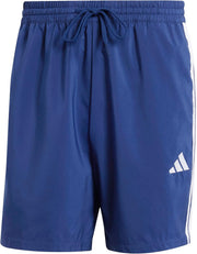 Men's Essential Three Stripes Chelsea Short Shorts (pack of 1) - DKBLUE/WHITE