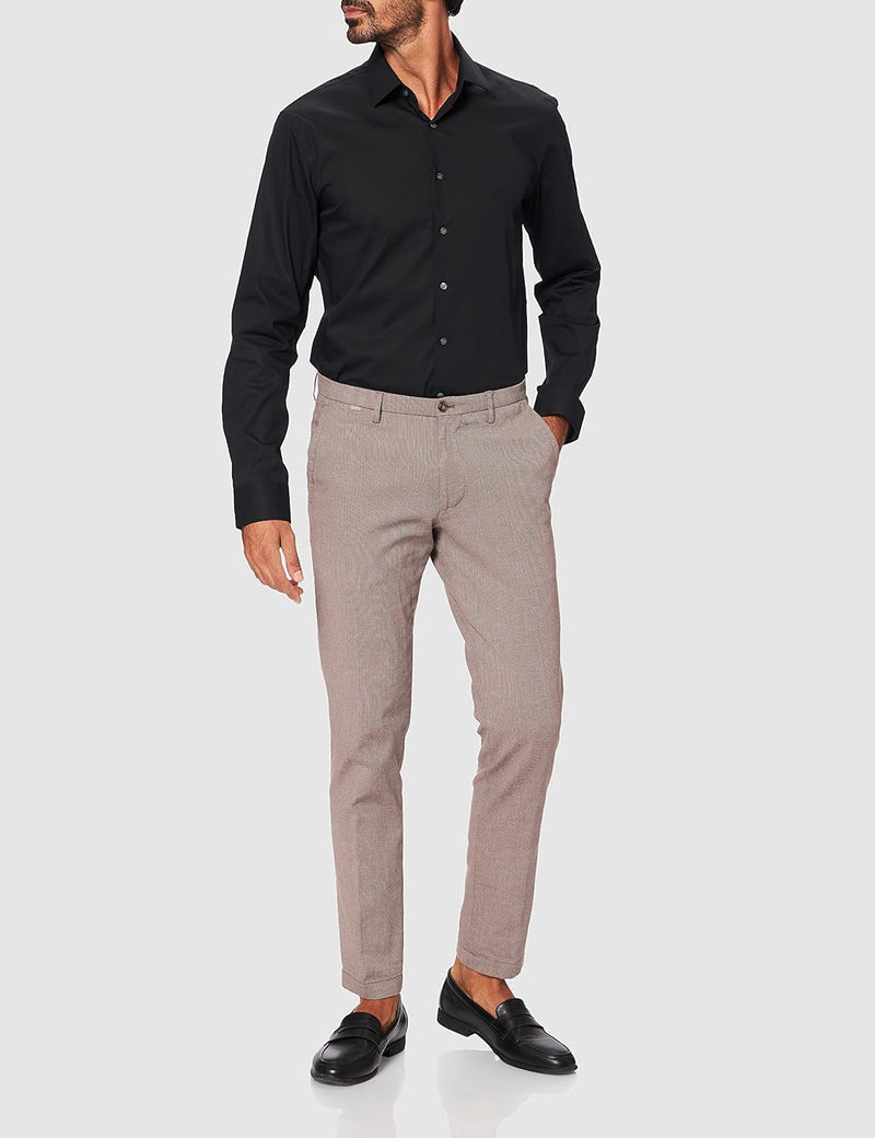 Calvin Klein Mens Poplin Stretch Slim Shirt Shirt