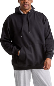 mens Hoodie, Powerblend, Fleece Striped Sweatshirt for Men (Reg. Or Big & Tall) Hooded Sweatshirt - Black