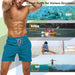 Sun Ora Men's Swim Trunks Quick Dry Swimming Shorts,Mesh Layer Swim Suit Plain Beach Board Shorts with Mesh Pockets