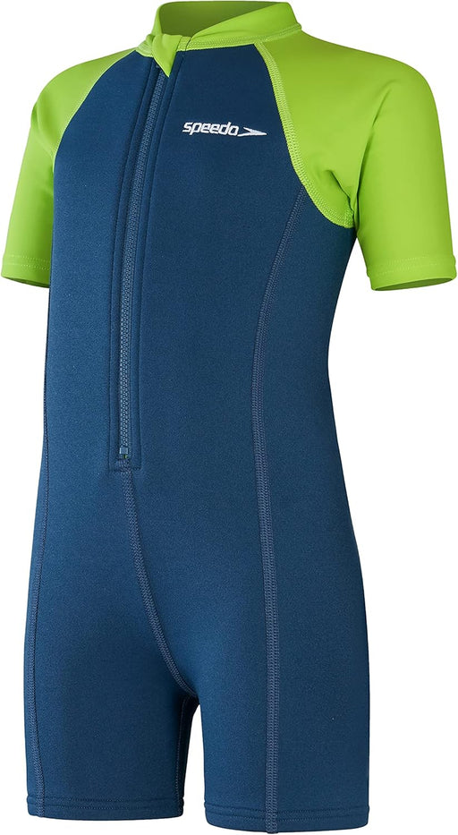 kids Essential Wetsuit Swimsuit (pack of 1) - 6-9 Months Harmony Blue/Green Lizard