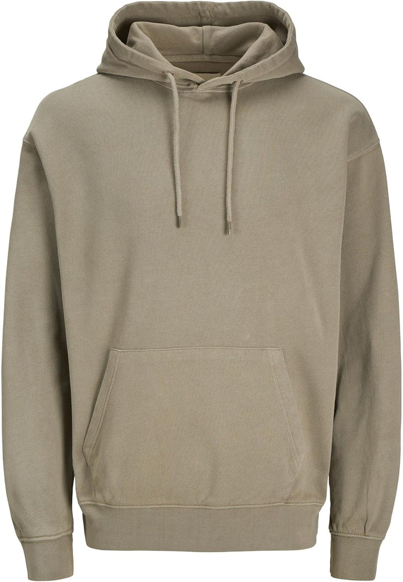 mens Jjecharge Faded Sweat Hood Noos Hooded Sweatshirt (pack of 1) - Silver Sage