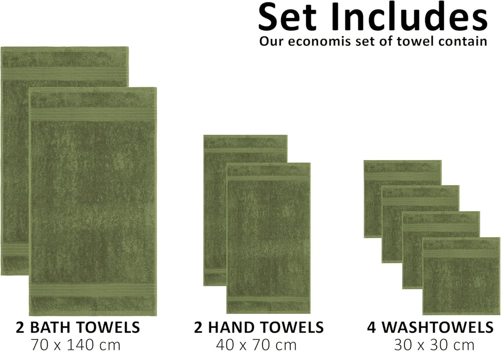 Bliss Casa - Luxury Hand Towels (40 x 70 cm) - 100% Combed Cotton, Ultra Soft and Highly Absorbent, Hotel & Spa Quality Hand Towels