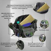 Trail Sports Waist Bag, Woodland Camo, 18 9 35 cms, Fanny Pack