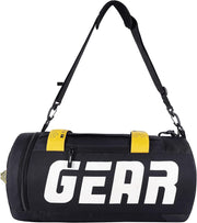 Statement Maxis 33L Large Hybrid Duffle Backpack/Travel Duffle Bag/Sports Duffle/Gym Bag for Men/Women (Black-Yellow)