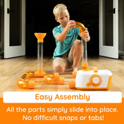 Fat Brain Toys Air Toobz- Air-Powered STEM Building for Kids & Teens, Kids Building, for 3+ Year Old
