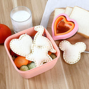 MMMA Sandwich Cutter for Kids 21 Pcs, Nifogo Cookie Cutters and Sealer Set, Bread Decruster Pancake Maker Heart Square Circle Dinosaur Shape DIY Mold for Boys Girls