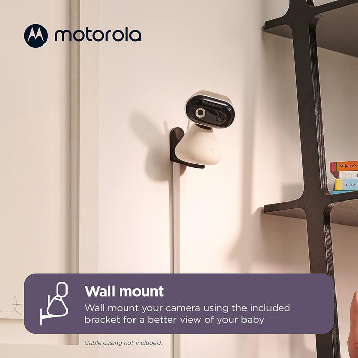 Motorola Nursery PIP1000 HD WiFi Baby Surveillance Camera - Baby Monitor - 24-Hour Surveillance - Digital Transmission - Camera with Private and Secure Connection - Motorola