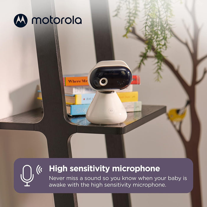 Motorola Nursery PIP1000 HD WiFi Baby Surveillance Camera - Baby Monitor - 24-Hour Surveillance - Digital Transmission - Camera with Private and Secure Connection - Motorola