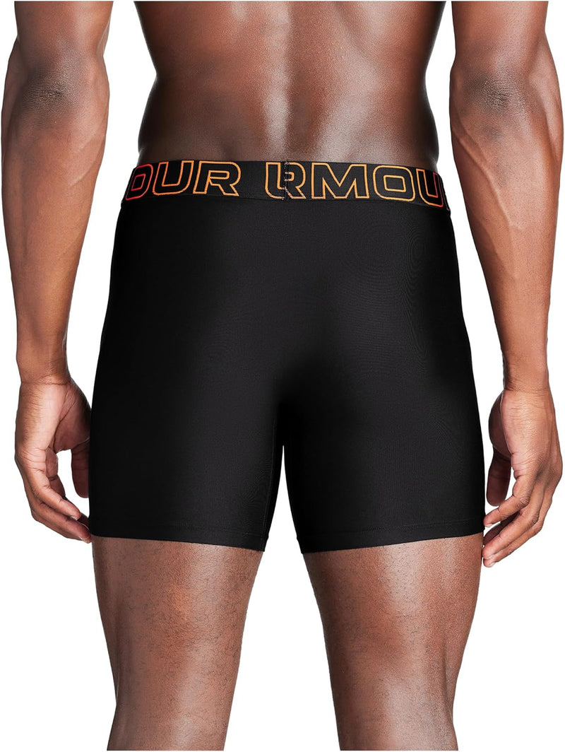 Under Armour mens Ua Performance Tech Boxerjock 6in 3-pack Boxer Briefs (pack of 3)