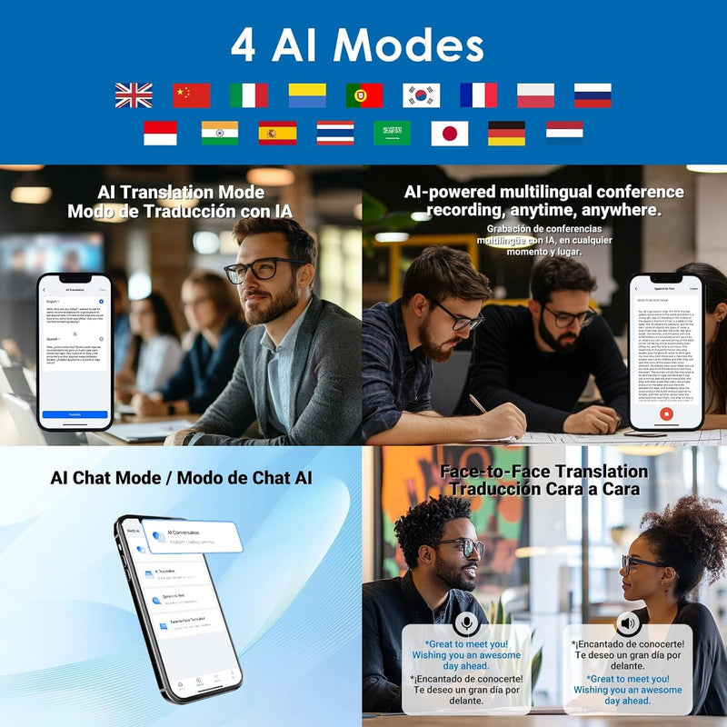 GetD AI Glasses, AI Assistant Powered by ChatGPT, Smart Glasses, Polarised Sunglasses, Bluetooth Smart Sunglasses for Men and Women, 2-in-1 Headphones and Glasses