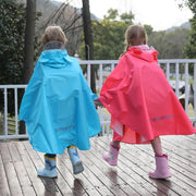 Cartoon Kids Rain Poncho with Hood - Lightweight Waterproof Raincoat for Toddler Boys & Girls, Windproof Reflective Jacket for Outdoor Activities, Packable Cape for Hiking Camping Travel