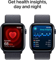 Apple Watch SE (2nd Gen) GPS + Cellular 40mm Smartwatch with Silver Aluminium Case with Denim Sport Band - M/L. Fitness and Sleep Trackers, Crash Detection, Heart Rate Monitor, Retina Display