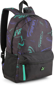 Mens PUMA Kids Backpack - PUMA Black-Galatic AOP
