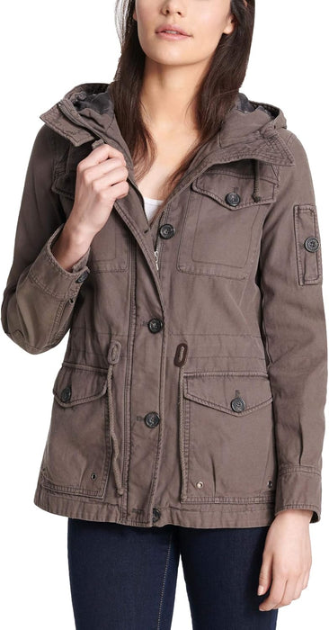 Levi's Women's Cotton Four Pocket Hooded Field Jacket (Standard & Plus Sizes)