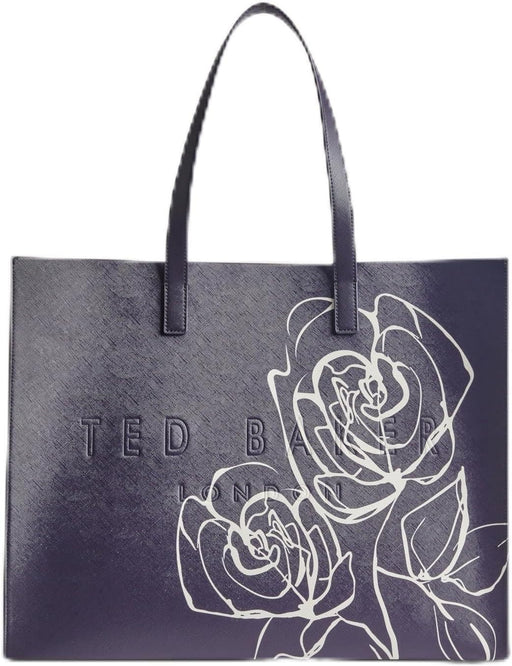 London Women's WxB-ALUMICN-Linear Rose Extra Large Icon Bag, Navy, O/S