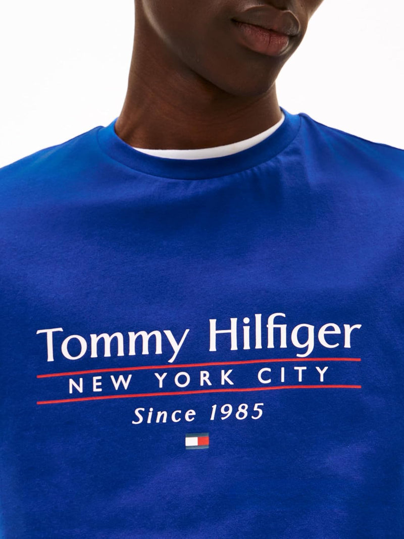 Tommy Hilfiger mens HILFIGER CENTER STACK TEE S/S T-Shirt
