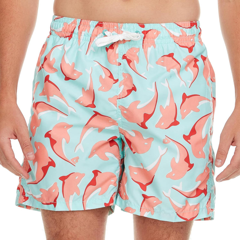 Men's Escape Quick Dry Beach Volley Swim Trunk Swim Trunks - Dolphin Light Aqua