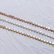 Dainty Gold Dot Bracelet for Women 14K Gold Plated Lightweight Chain Bracelet Cute Tiny Dot Bracelet Charm Bracelet Minimalist Handmade Jewelry Gift