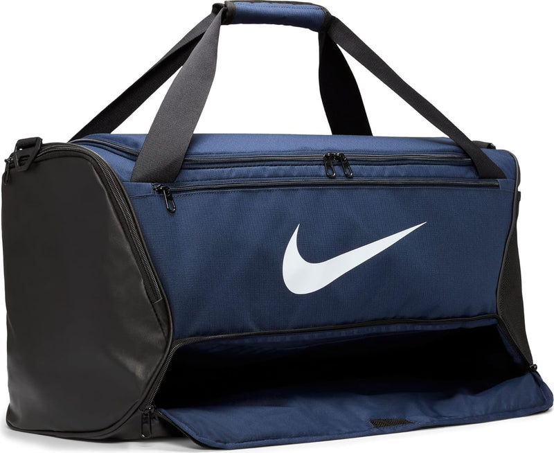 Nike BRSLA M DUFF - 9.5 (60L), MIDNIGHT NAVY/BLACK/(WHITE), DH7710, Bag - Dh7710, One Size