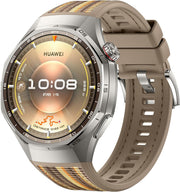 WATCH GT 6 Smart Watch, 46mm, upto 21 days battery life, GPS Smart Watches with 100+ Sports Mode, Cycling, iOS & Android Compatible, Emotional Wellbeing, Health Monitoring, Black - Brown Pro