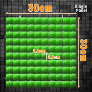 Laurel & Mason 30cm x 30cm Sequin Wall Panel Backdrop for Birthday Party Wedding Shimmer Panels Background Decoration (Green, 30cm x 30cm * 6pcs)