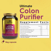 Ultimate Colon Purifier, 60 Veg Capsules - Digestive Health Supplement, Gut Balance Support