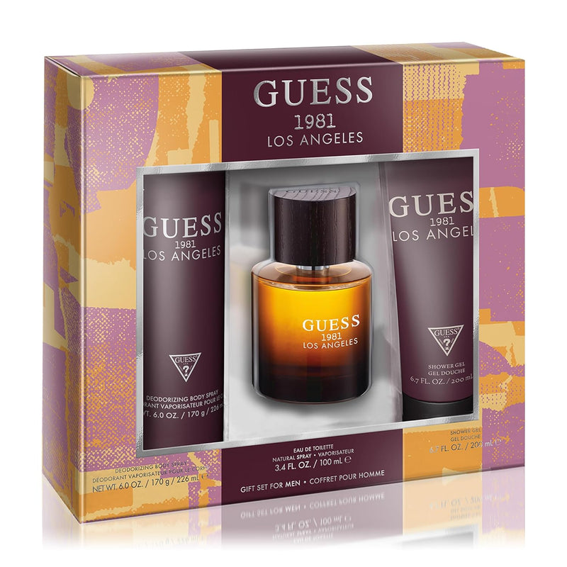 GUESS 1981 LOS ANGELES (M) SET EDT 100ML + SG 200ML + BODY SPRAY 226ML (2023)
