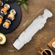 HOMEPRO Better Value for Better Living Sushi Making Kit Quick Sushi Maker Machine Sushi Maker Roller Roll Rice Food Grade Material Ideal Beginners (Pack of 1 - White)