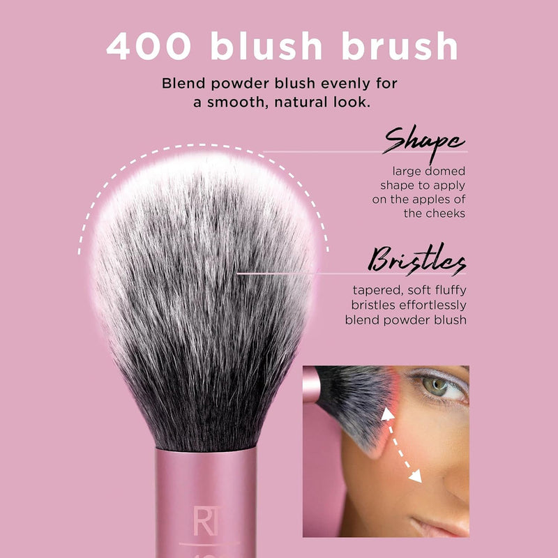 REAL TECHNIQUES Facial Makeup Brush - 13Ml (Packaging And Handle Model May Vary)