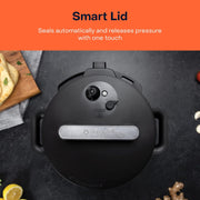 Nutricook Smart Pot 2 Rice Cooker, Steamer, Sauté Pot, Yogurt Maker & More,9 In 1 Electric Pressure Cooker, Slow Cooker,6 Liters, 12 Smart Programs With New Smart Lid