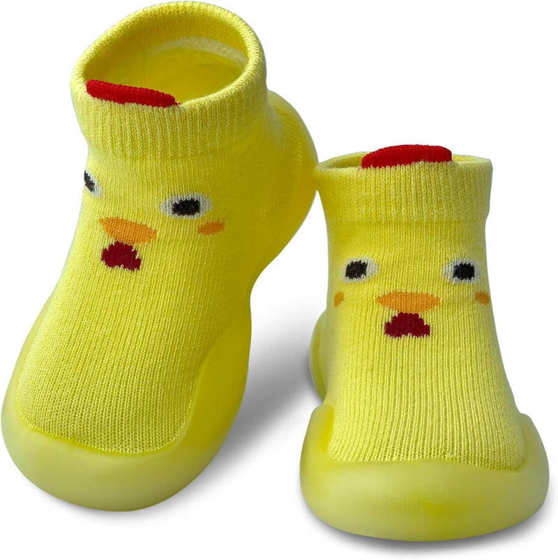 Dookeh Baby Sock Shoes Boys Girls First Walking Shoes Non-Slip Slippers Soft Sole Sneakers Toddler Infant Babygirl