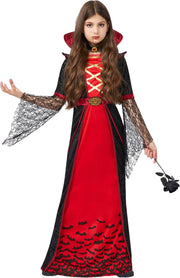Spooktacular Creations Girls Vampire Costume, Deluxe Halloween Vampire Outfit, Victorian Gothic