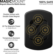 Scosche Ms2I Magicmount Magnetic Car Phone Holder Mount - 360 Degree Adjustable Head, Universal With All Devices - Flush Mount - Flush