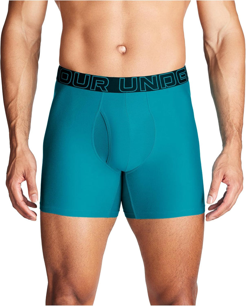 Under Armour mens Ua Performance Tech Boxerjock 6in 3-pack Boxer Briefs (pack of 3)
