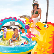 Dino Slide & Pool, Multi-Colour, 57135