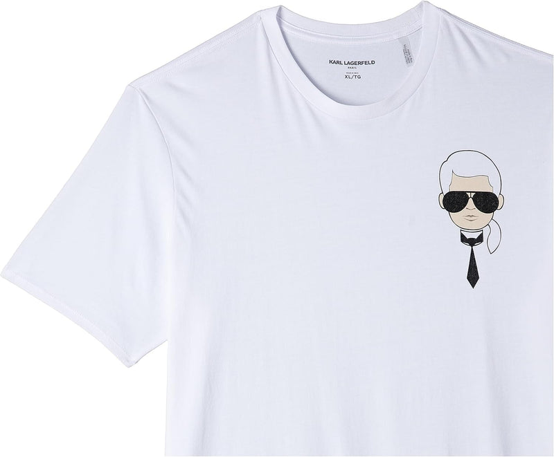 KARL LAGERFELD mens Classic Karl Caharacter T-shirt T-Shirt