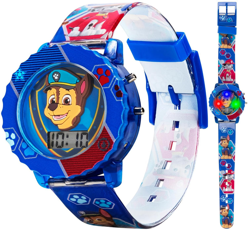 Accutime Kids Paw Patrol Digital LCD Quartz Wrist Watch, Cool Inexpensive Gift & Party Favor for Toddlers, Boys, Girls, Adults All Ages